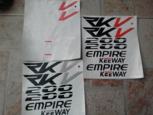 Calcomania Kit Empire Keeway Rkv 200