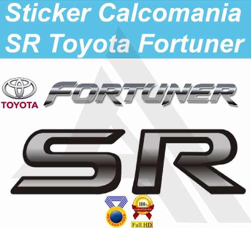 Calcomania Sr Compuerta Toyota Fortuner Abre-001