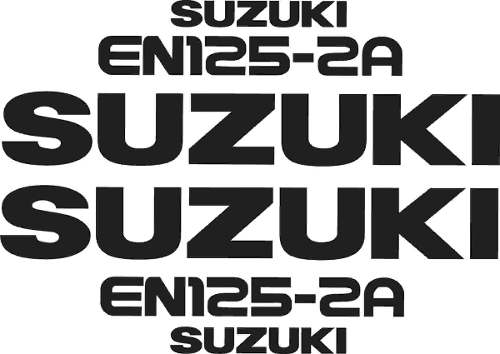 Calcomania Suzuki En 125 Kit Completo Rotulado