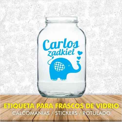 Calcomanias, Stickers, Etiquetas Para Frascos De Vidrios
