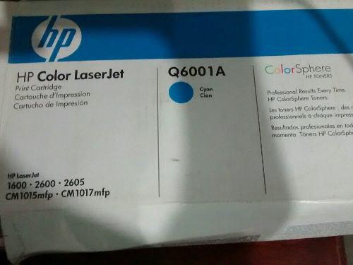 Cartucho O Toner Hp Color Laserjet Q6001a