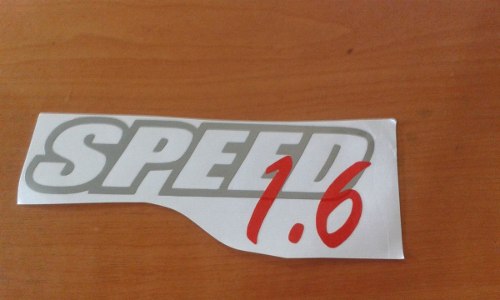 Emblema Calcomania Chevrolet Corsa Speed 