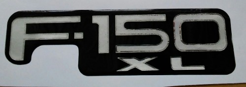 Emblema Calcomania Fortaleza F-150xl Ford Resina Reemplazo
