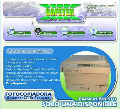 Fotocopiadora Gestetner Modelo 2713z Para Repuesto