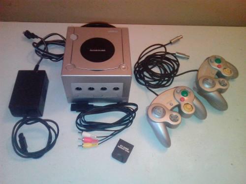 Gamecube Original Con Controles Memory Card 1 Juego