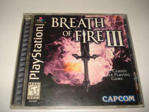 Juego De Coleccion Breath Of Fire Iii Para Playstation One