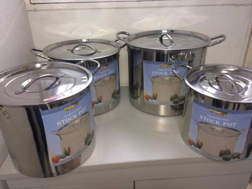 Juego De Ollas Eurochef Acero Inoxidable 18,15,12 9 Litros