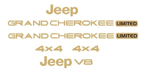 Kit Calcomanias Jeep Grand Cherokee V8