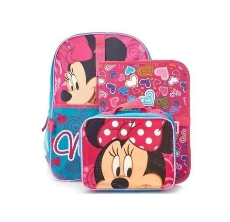 Morrales, Bolsos, Combos Escolares Minnie Mouse