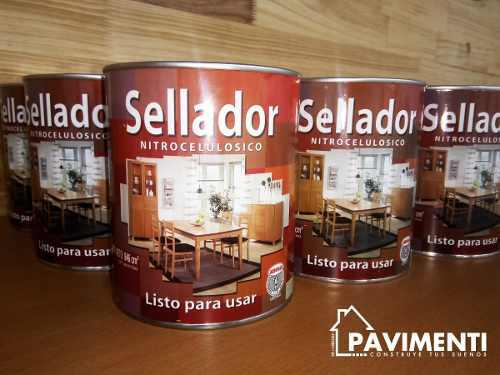 Sellador Para Madera Transparente Brillante 1/4 Galon