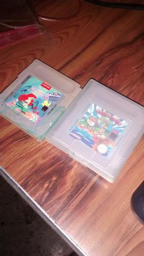 Wario Land Supwr Mario 3 Y The Litle Mermaid Game Boy
