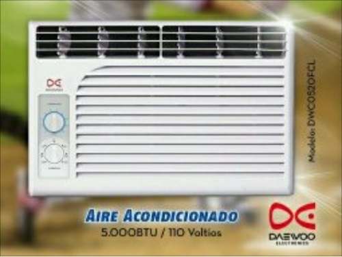 Aire Acondicionado Ventana Daewoo  Btu