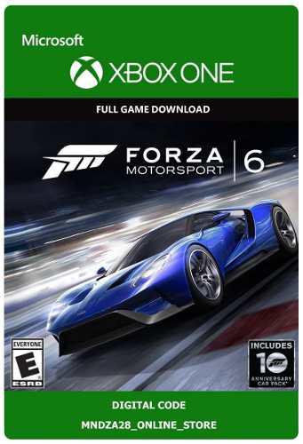 Forza Motorsport 6 Videojuego Xbox One / Cód Digital (c)