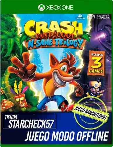 Oferta Crash Bandicoot Juego Xbox One Offline (consultar $)