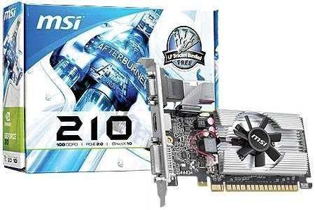 Tarjeta De Video Geforce 210 Msi 1 Gb Pci-e2.0