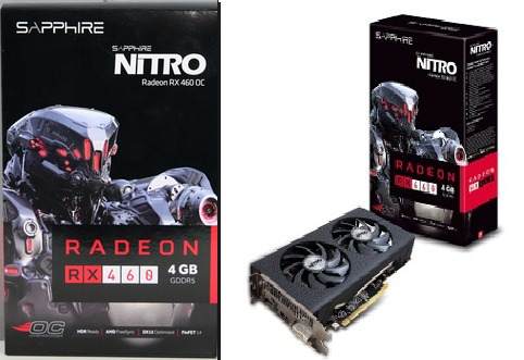 Tarjeta De Video Sapphire Radeon Rx 460 Nitro 4gb Gamer