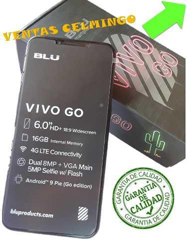 Blu Vivo Go 6.0 Hd, 16 Gb, And Roid 9, Lector De Huella 85us