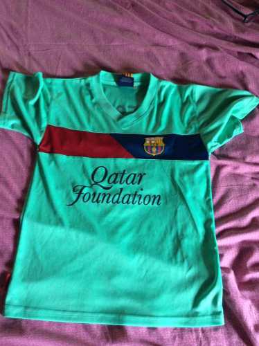 Camisa Deportiva Niño Fcb Original Talla 10