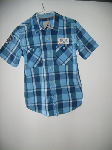 Camisa Nautica Original Para Niño. Talla 8/10= L