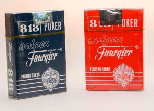 Cartas De Poker Barajas Naipes Marca Fournier.