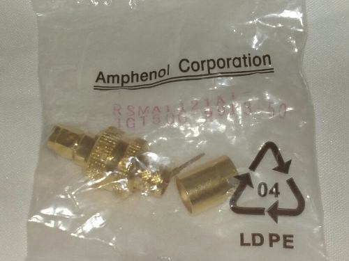 Conector Amphenol Rp-sma Plug Rg-8 Lmr400 Llc400 Oro
