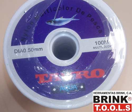 Paquete (10 Rol) Nylon De Pesca 0.5mm*100m Marca Tauro