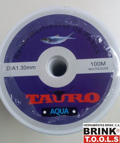 Paquete (5 Rol) Nylon De Pesca 1.3mm*100m Marca Tauro