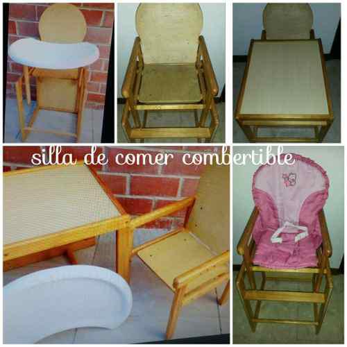 Silla Para Comer Bebe Se Convierte En Mesa Y Silla