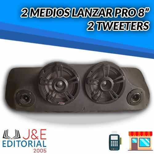 Tabla De Sonido Medios Lanzar Pro 8 Con Tweeters