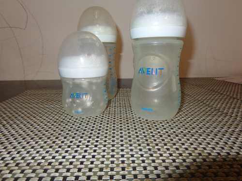 Teteros Avent Natural, Sin Mamila, Usados, 9onz Y 4 Onz