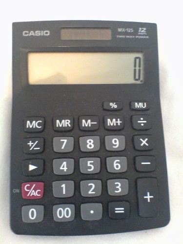 Calculadora Casio Mx-125