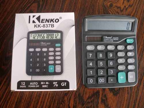 Calculadora De Escritorio Kenko 12 Dígitos