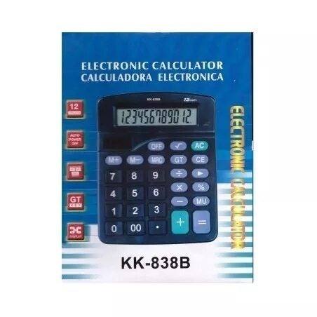 Calculadora Kk- 838b 12 Dígitos Bodeguera Oficina Solar New
