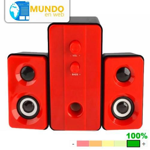 Corneta Speaker Subwoofer 2.1 Yx-201 Usb 2.0 Pc Laptop