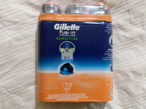 Espuma De Afeitar Gillette Fusion Triple Pack