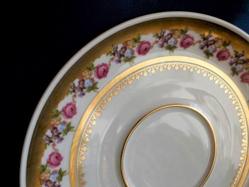 Hermoso Plato De Porcelana Alemana Rw-bavaria. Full Oro