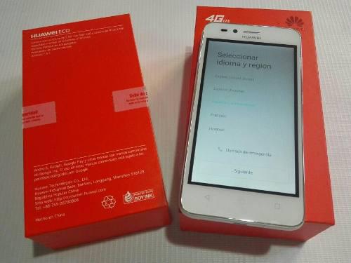 Huawei Y3 Eco 4g Lte Blanco (no Liberado Y Cargador Usado)