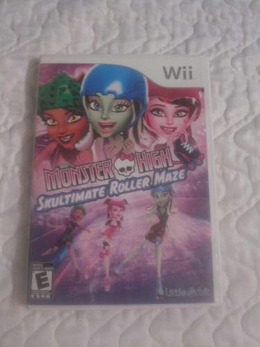 Juego De Wii Monster High Skultimate Roller Maze