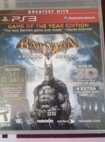 Juego Original Play 3. Batman. Arkham Asylum.