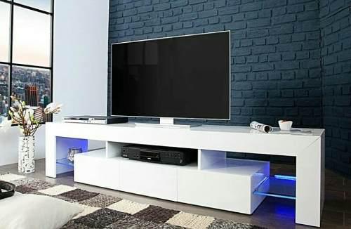Mueble De Tv Ultra Moderno Con Iluminacion Led Minimalista