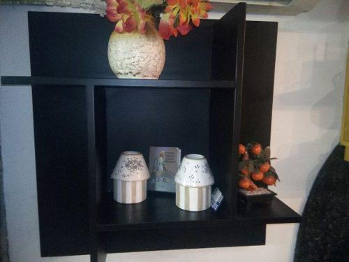 Mueble Modular Negro Minimalista Para Pared
