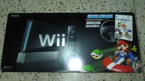 Nintendo Wii Mario Kart + Tres Juegos Originales