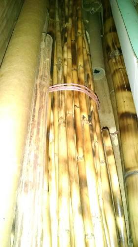Palos De Bambu Gruesos Y Finos