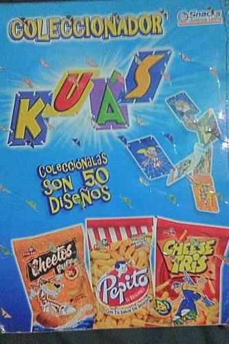 Tazos Kuas Cartoon Network Colección Completa En Su Álbum