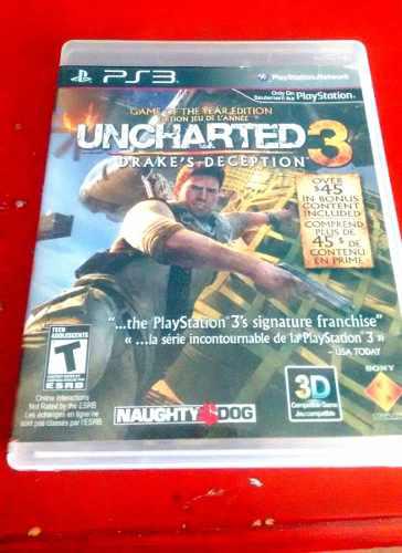 Uncharted 3 Ps3 Físico