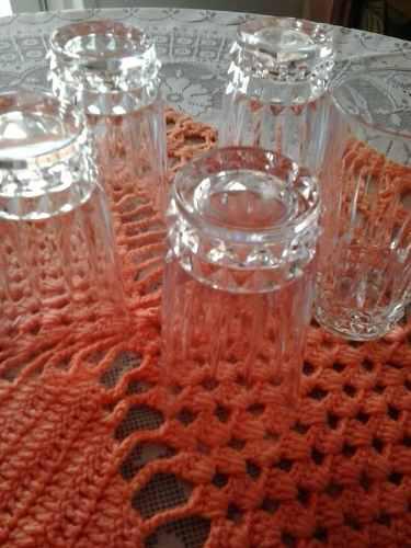 Vasos De Cristal De Bohemia (5 Vasos) Excelente Condicion