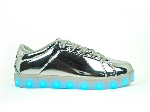 Zapato Deportivo Luces Led + Usb Juvenil 35 Al 40