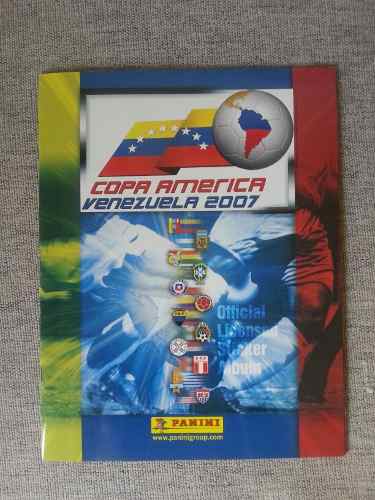 Álbum Panini Copa América Vzla  Incompleto