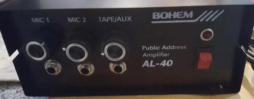 Amplificador Para Hilo Musical Bohem Modelo Al-40