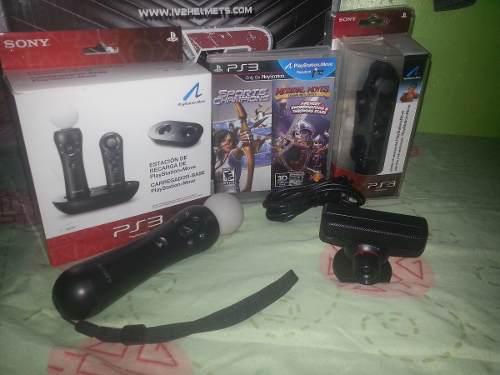 Combo Ps3 Move En Perfecto Estado